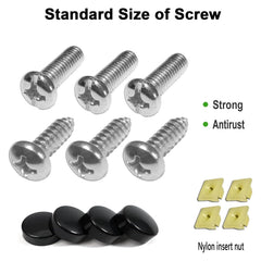 AOOTF installation view with screws demonstrates easy mounting process