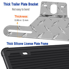 AOOTF license plate screw kit included ensures fast, secure mounting.