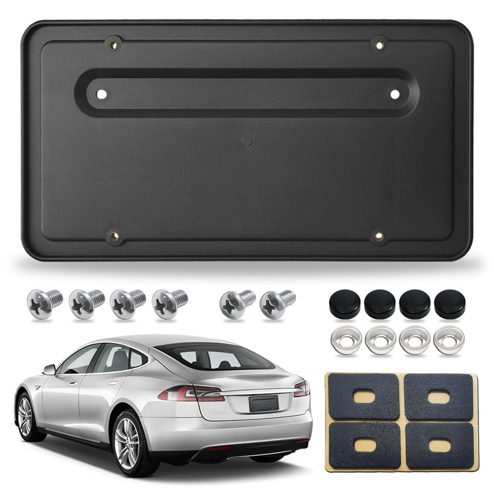 AOOTF rear license plate bracket on Tesla Model 3 for secure mounting