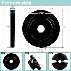 AOOTU DAOSM DXATOSXM gas cap adapter twist‑on design for quick setup and removal