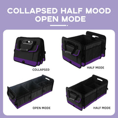 AOPHY trunk organizer with adjustable dividers for customizable space.