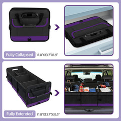 AOPHY trunk organizer used as a home storage bin for organized items.
