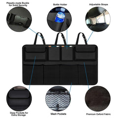 AOPHY large-pocket design with lids containing clutter and reducing noise