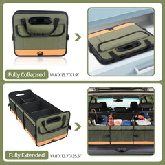 AOPHY waterproof trunk organizer keeps items dry in wet conditions.