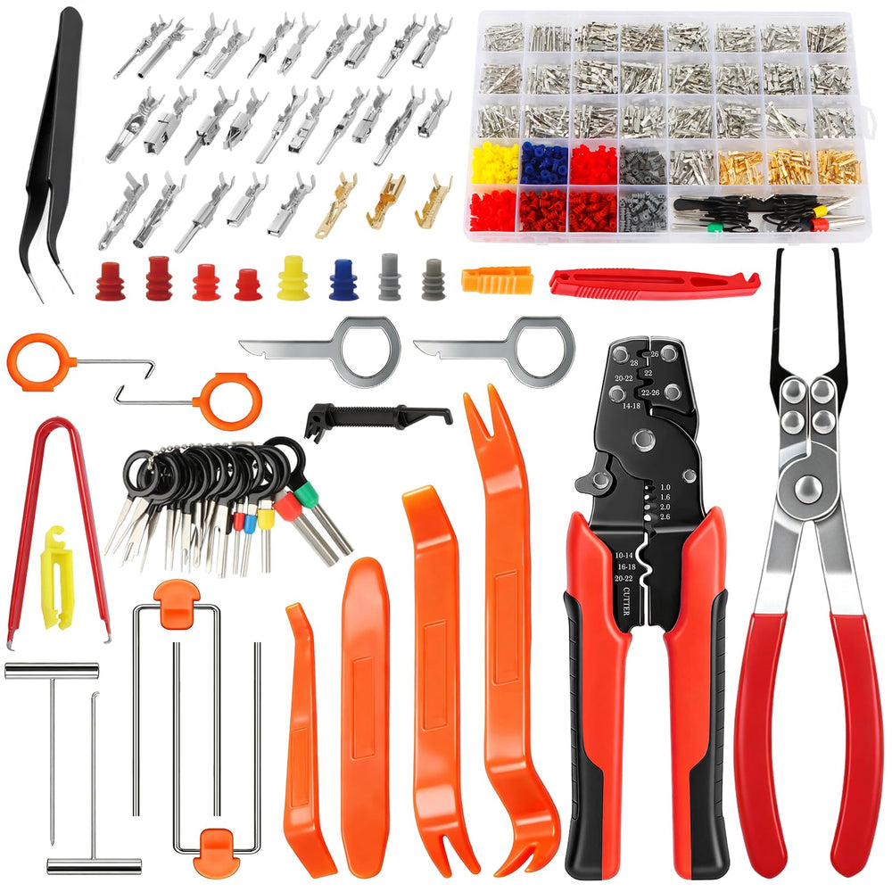 Aopule 988Pcs kit in a storage box for comprehensive automotive electrical work