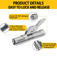 AORRZER alloy steel construction emphasizes durability and long life.