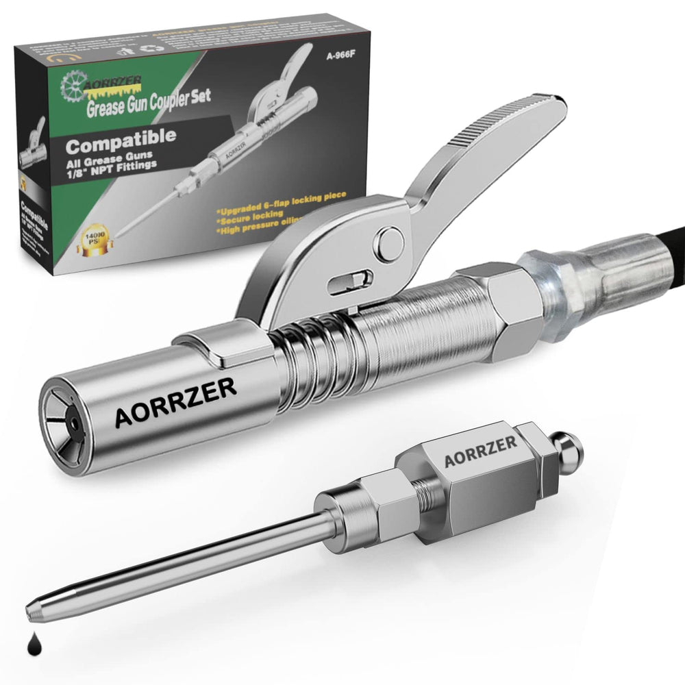 AORRZER grease gun needle tip enabling precision lubrication in tight spaces