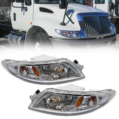 Aostirmotor International 4300 headlights front view for clearer night visibility