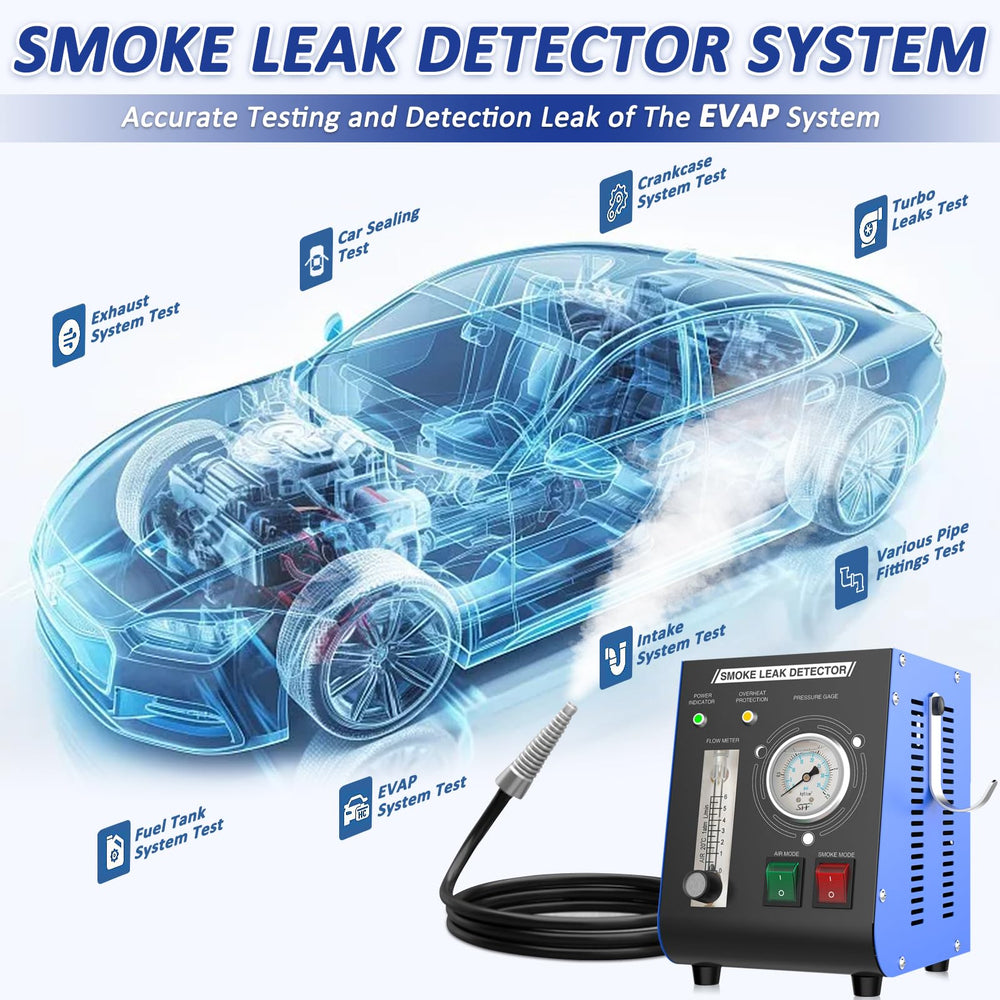 Aoteda YW01 smoke machine features a pressure gauge for accurate leak localization.