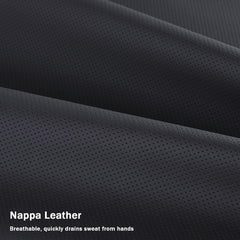Aotoyou black leather texture emphasizes premium feel and interior harmony.