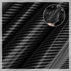 Aotoyou carbon fiber texture under light emphasizes premium interior shine.