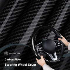 Aotoyou cover nearly fully encases the steering wheel for protection and perk.