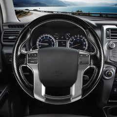 Aotoyou customized-fit steering wheel cover protects the wheel while preserving heating