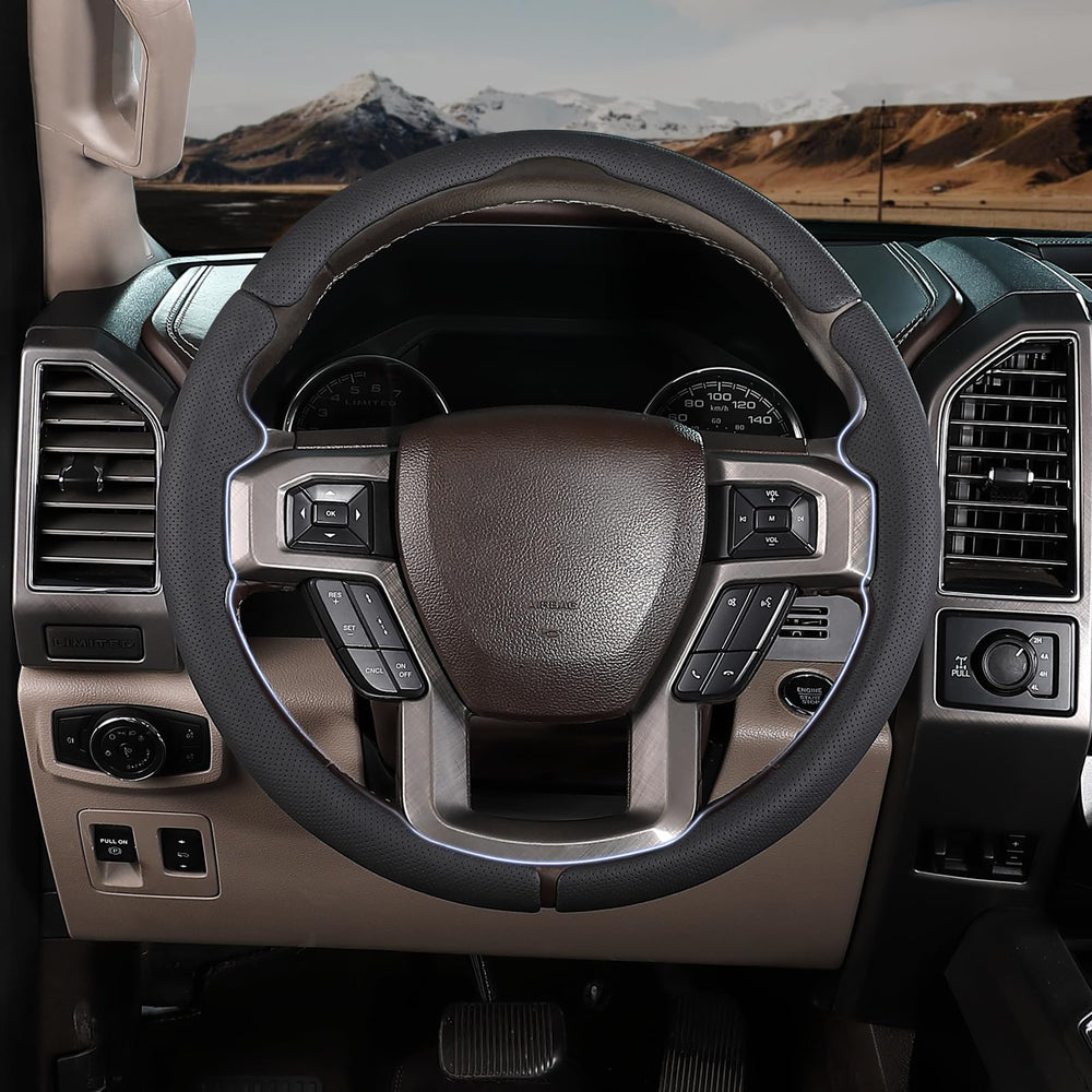 Aotoyou F-150 side close-up with premium Nappa leather texture.