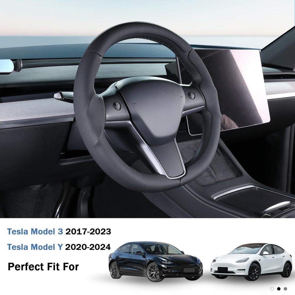Aotoyou interior styling shot suggests subtle luxury for Model 3/Y cabins.