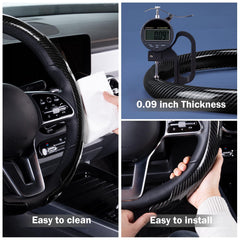 Lightweight, slim profile preserves steering feel without bulk.