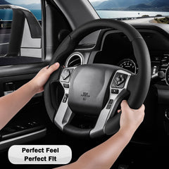 Easy installation demonstration highlights quick, tool-free fit.