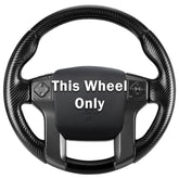 Aotoyou steering wheel cover on Toyota Tacoma enhances grip and interior aesthetics