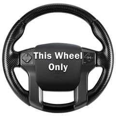 Aotoyou steering wheel cover on Toyota Tacoma enhances grip and interior aesthetics