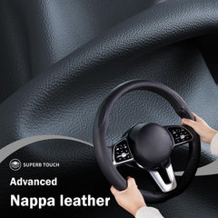 Aotoyou lightweight steering wheel cover offers a low-profile, comfortable grip.