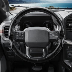 Aotoyou quick-install steering wheel cover: soft inner liner and glove-like fit.
