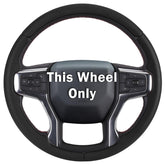 Aotoyou steering wheel cover on Silverado 1500 for improved grip and comfort.