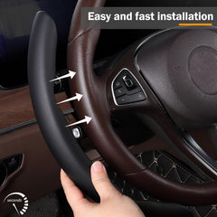 Aotoyou snap-on installation guide demonstrating easy fitting steps.