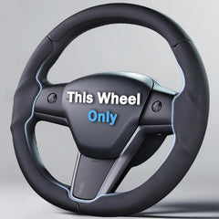 Aotoyou steering wheel cover for Tesla Model 3 with precise 1:1 fit