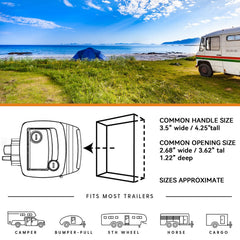 AOTWSEN cast zinc lock body during travel demonstrates vibration resistance.