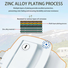AOTWSEN weatherproof base detail demonstrates IPX3 rating and rugged outdoor performance.