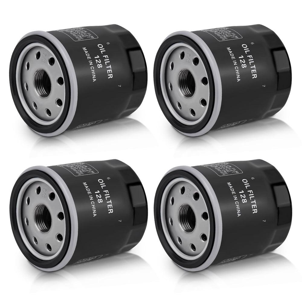 Aouton 49065-0724 oil filter pack 4 front view, durable seal for reliable engine filtration