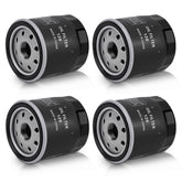 Aouton 49065-0724 oil filter pack 4 front view, durable seal for reliable engine filtration