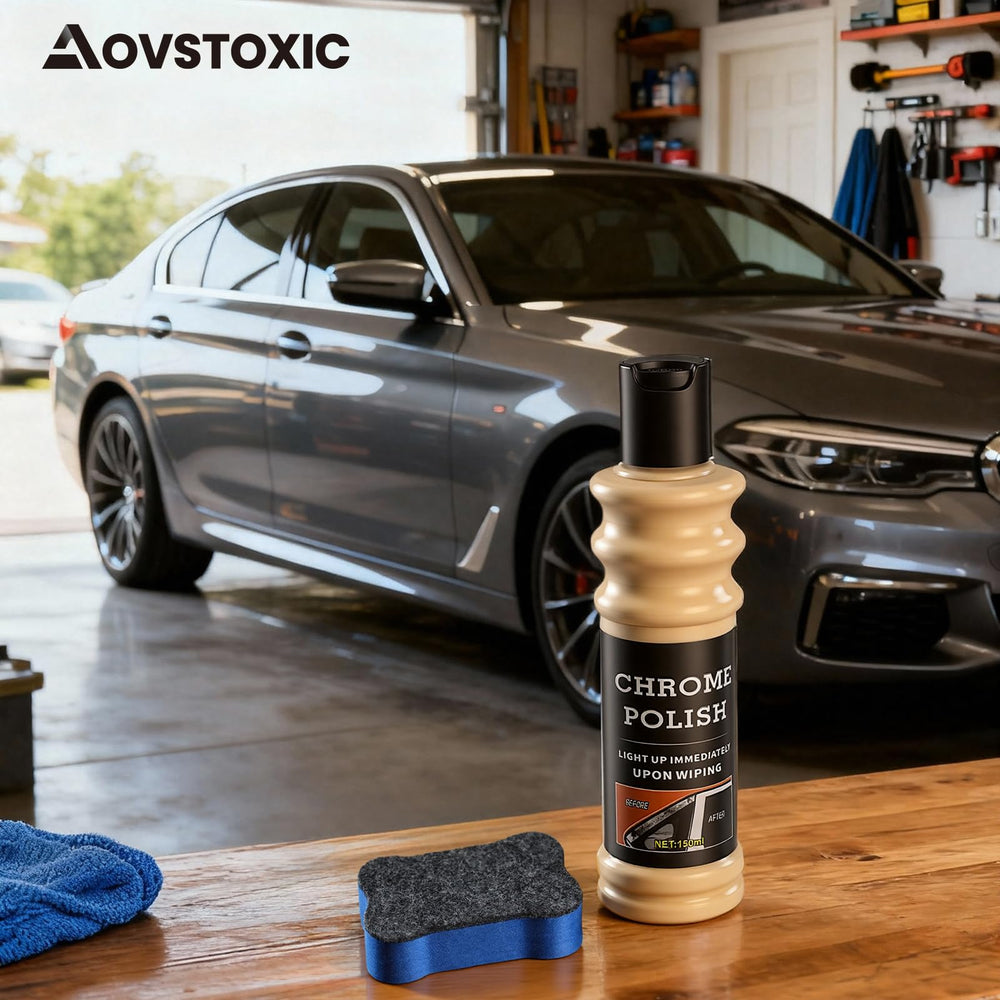 AOVSTOXIC Multi-Purpose Metal Cleaner replaces cluttered cabinet