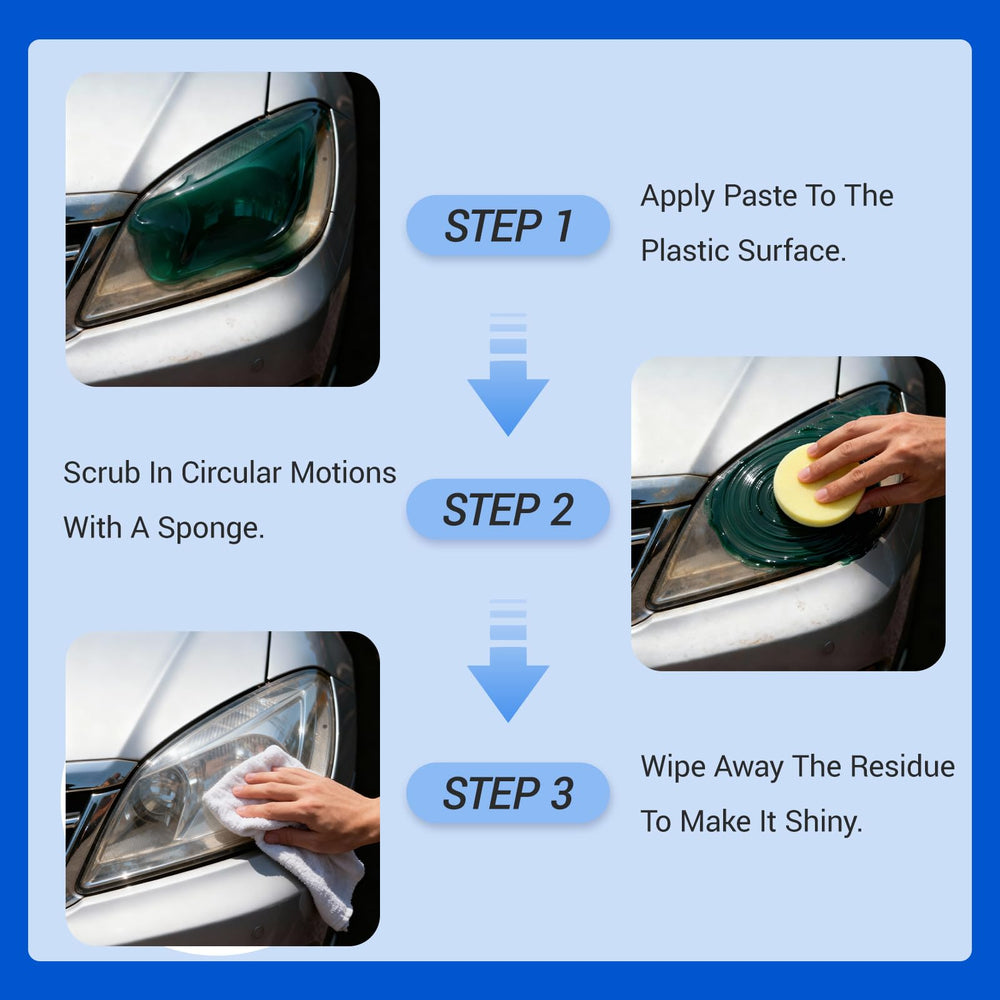 AOVSTOXIC plastic restorer on exterior trim yields rejuvenated black plastics