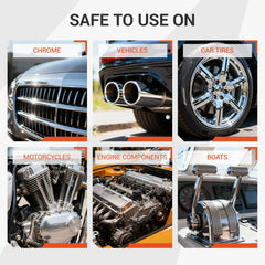 AOVSTOXIC Wheel Polish Kit enhancing rims with durable shine
