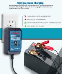Aowel AGM battery charger provides reliable charging for AGM batteries.