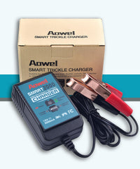 Aowel charger offers diagnostic feedback to troubleshoot battery issues.