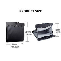 AOWIS magnetic attachment keeps the bin secure while driving.