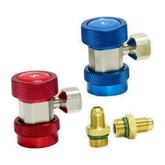 Apeixoto AC R134A adapter connector for quick service-port connections