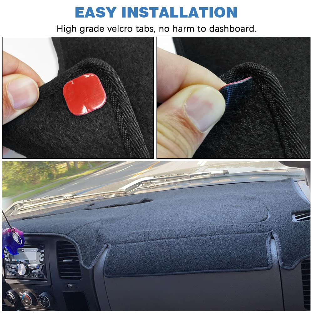 Apeixoto Yukon dashboard cover blocks UV glare and cools the cabin.