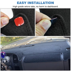 Apeixoto Yukon dashboard cover blocks UV glare and cools the cabin.