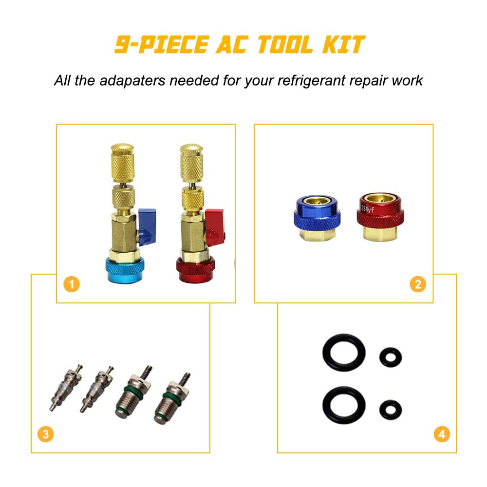 Apeixoto durable ABS storage case protects your valve service gear.
