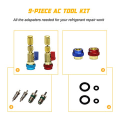 Apeixoto durable ABS storage case protects your valve service gear.