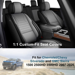 APEJET airbag-compatible seat covers preserve safety features in Silverado.