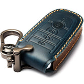 APEKUU leather key fob cover for Ford Bronco, blue, scratch protection and enhanced grip