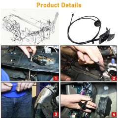 APESER cable length 86 inches ensures proper reach.