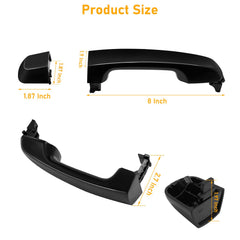 APESER smooth black exterior door handle for Toyota 4Runner.