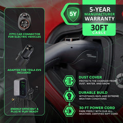 ApexCharger MACH 1 J1772 connector for universal EV compatibility