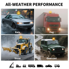 ApexCore vehicle safety strobe light kit for cars, tractors, and UTVs.