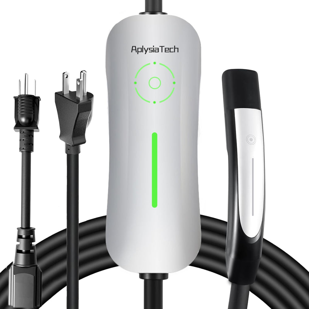 AplysiaTech Level 1/2 Tesla charger with 21-foot cable for flexible home charging